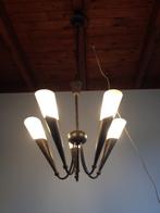 Hanglamp/ kroonluchter 5 lampen, Ophalen of Verzenden, Zo goed als nieuw, Glas