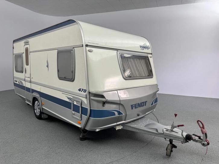 Fendt Saphir 470 TFB Mover Fietsendrager Voortent Luifel, Caravans en Kamperen, Caravans, Bedrijf, tot en met 4, Rondzit, Fendt