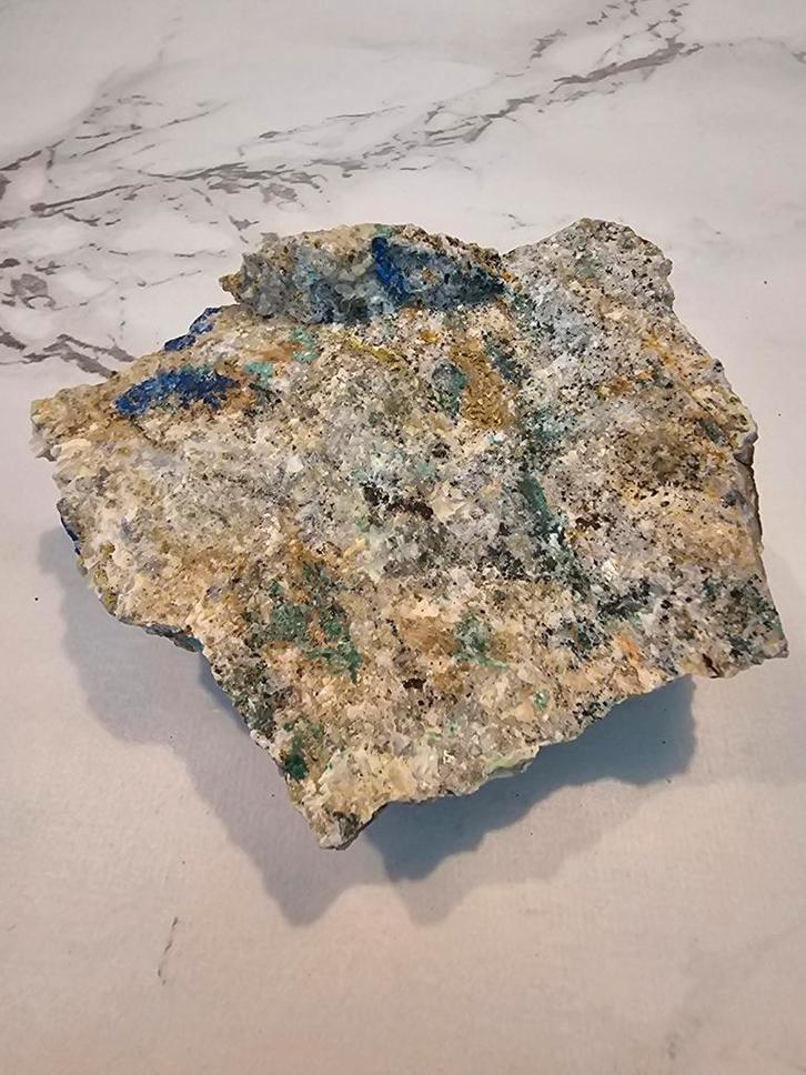 Azuriet mineraal, Verzamelen, Mineralen en Fossielen, Ophalen of Verzenden