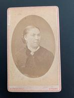 cdv carte de visite dame Sittard W Grein Vonk  19e eeuw, Verzenden, Voor 1940, Zo goed als nieuw, Foto