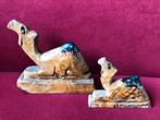 Houtsnijwerk 2 kamelen / beeldjes camel / beeldje kameel, Ophalen of Verzenden