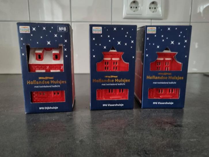 Postcodeloterij Hollandse Huisjes - Kersthuisjes, Hobby en Vrije tijd, Modelbouw | Auto's en Voertuigen, Zo goed als nieuw, Overige typen