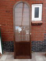 Oude deur, vintage, Doe-het-zelf en Verbouw, Deuren en Horren, Glas, Minder dan 80 cm, Minder dan 200 cm, Gebruikt
