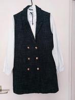 Zwart Tweed Jasje/Gilet - Maat M, Zwart, Jasje, Ophalen, Maat 38/40 (M)