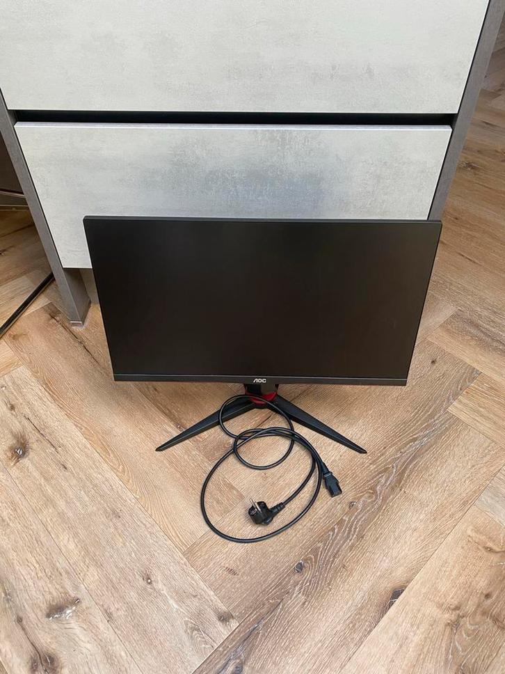 AOC 24G2U/BK 24 inch Gaming Monitor, Computers en Software, Monitoren, Gebruikt, 101 t/m 150 Hz, DisplayPort, Gaming, Hoofdtelefoonaansluiting