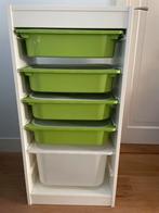Ikea kadst kastje Trofast wit met 5 opruimbakken, Ophalen, Gebruikt, 5 laden of meer, 100 tot 150 cm