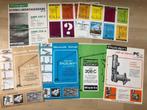 15 stuks Potain folders. Gedateerd 1970, Ophalen of Verzenden, Gelezen