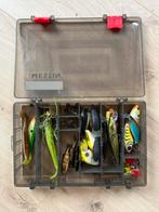 Tackle box met kunst aas voor snoek, baars en snoebaars, Ophalen of Verzenden, Zo goed als nieuw, Overige typen