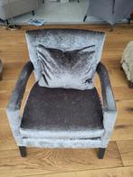 Fauteuil (taupe) - 2 stoelen, Ophalen, Zo goed als nieuw, 75 tot 100 cm, 50 tot 75 cm