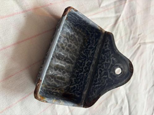 Grijs Gewolkt Emaille - Zeepbakje, Antiek en Kunst, Antiek | Emaille, Ophalen of Verzenden