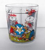 Asterix en Obelix GLAS Nutella met Hoofdman die kwaad is, Verzamelen, Stripfiguren, Ophalen of Verzenden, Asterix en Obelix, Zo goed als nieuw