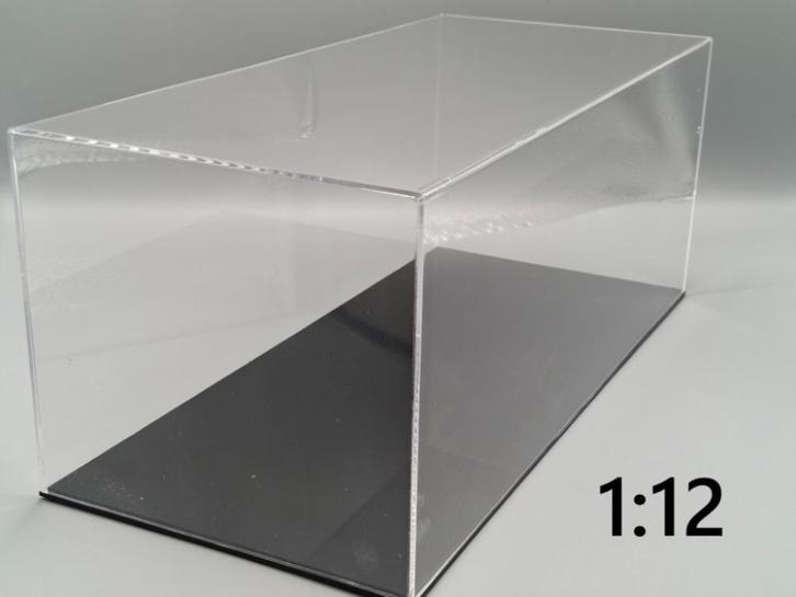 Jewel Cases 1:12 Vitrine voor 1:12 modelauto + langere 1:18, Hobby en Vrije tijd, Modelauto's | 1:5 tot 1:12, Nieuw, Toebehoren