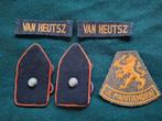 Lot emblemen Van Heutz begin jaren'50 / Korea, Verzamelen, Militaria | Algemeen, Verzenden, Landmacht, Nederland, Embleem of Badge