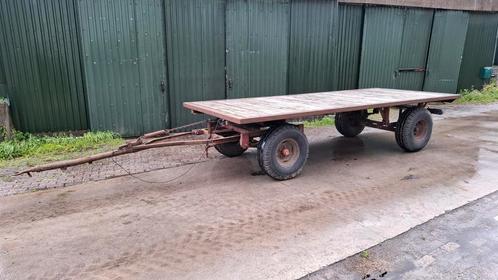 Landbouwwagen 5x2 meter platte balen wagen kar aanhanger, Zakelijke goederen, Agrarisch | Werktuigen, Akkerbouw, Bollenteelt, Fruitteelt