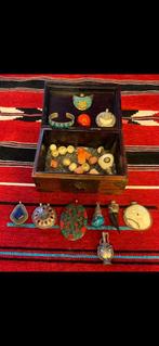 Leuke verzameling sieraden, Sieraden, Tassen en Uiterlijk, Antieke sieraden, Ophalen of Verzenden, Overige materialen