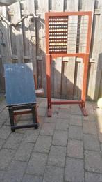 Groot antiek telraam met schooltafeltje, Antiek en Kunst, Ophalen