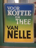 van nelle koffie en thee karton reclamebord antiek, Verzamelen, Merken en Reclamevoorwerpen, Ophalen of Verzenden, Gebruikt, Reclamebord