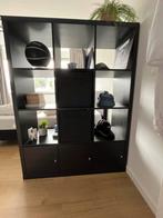 Ikea Kallax kast zwart, Ophalen, Gebruikt, 100 tot 150 cm, Minder dan 150 cm