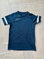 Kinder Nike voetbalshirt blauw, maat 147-158 cm, Sport en Fitness, Ophalen of Verzenden, Zo goed als nieuw