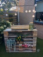 9 pallets, Doe-het-zelf en Verbouw, Hout en Planken, Ophalen, Gebruikt, Pallet, Minder dan 200 cm