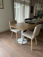 Nieuw! eettafel met twee stoelen, Huis en Inrichting, Tafels | Eettafels, Ophalen, 50 tot 100 cm, Vierkant, 50 tot 100 cm