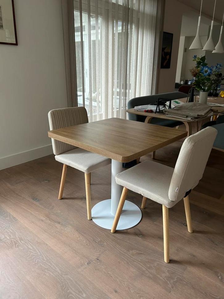 Nieuw! eettafel met twee stoelen, Huis en Inrichting, Tafels | Eettafels, Nieuw, 50 tot 100 cm, 50 tot 100 cm, tot twee personen