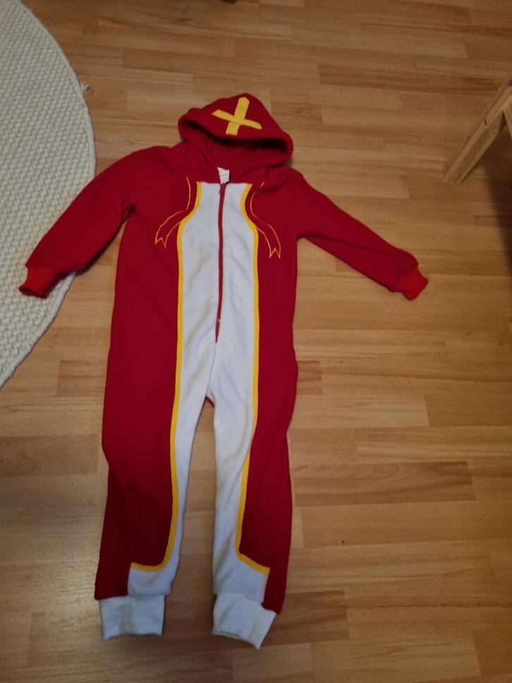 Sinterklaas Onesie Maat 110/116 4_6 jaar Piet pakjesavond, Kinderen en Baby's, Carnavalskleding en Verkleedspullen, Gebruikt, Jongen of Meisje