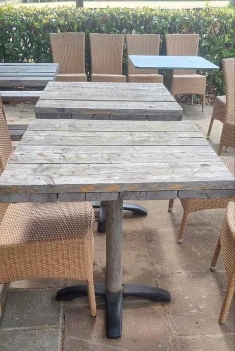 Diverse tuintafels, Tuin en Terras, Tuintafels, Gebruikt, Rond, Ophalen