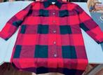 H&M vest trui jack - L mannen heren Rood Zwart geblokt blok, Maat 52/54 (L), Ophalen of Verzenden, Zo goed als nieuw, H