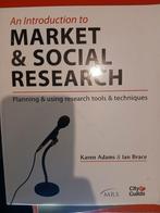 An Introduction Markt&Sociaal Onderzoek Planning Technieken, Ophalen of Verzenden, Zo goed als nieuw, Economie en Marketing, Karen Adams and Ian Brace