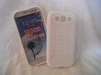 Galaxy S3 i9300 Silicone BeschermHoes, Wit, Gratis Verzonden, Nieuw, Galaxy S3, Verzenden