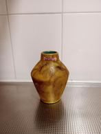 Vintage Ceramano Vaas, Gebruikt, Geel, Aardewerk of Porselein, Ophalen of Verzenden