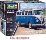 Modelbouw  Revell 1:16 Volkswagen T1 Samba bus  7009, Nieuw, Revell, Ophalen of Verzenden, Groter dan 1:32