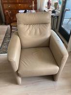 Moderne lederen fauteuil. Klasse meubel!!, Huis en Inrichting, Ophalen of Verzenden, Zo goed als nieuw, Minder dan 75 cm, 100 tot 125 cm