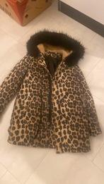Tijgerprint jas maat:38 winterjas, Ophalen of Verzenden, Zo goed als nieuw, Maat 38/40 (M), Bruin
