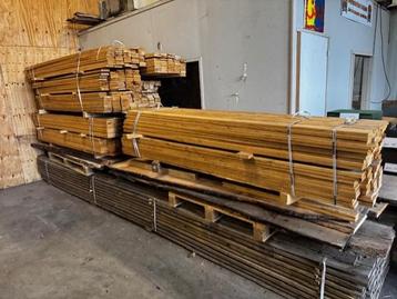 Hardhouten Cloeziana Planken 22x95mm Ronde kanten hardhout beschikbaar voor biedingen