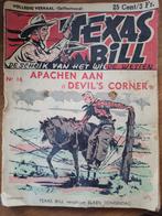Texas Bill Apachen aan "Devil's Corner" Uitgave 1950, Ophalen of Verzenden, Gelezen, Uitgave De Heidebloem