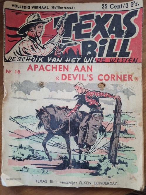 Texas Bill Apachen aan "Devil's Corner" Uitgave 1950, Boeken, Overige Boeken, Gelezen, Ophalen of Verzenden
