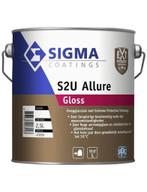 Sigma S2u Allure Gloss, Doe-het-zelf en Verbouw, Verf, Beits en Lak, Wit, Nieuw, Ophalen of Verzenden, Verf