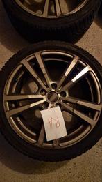 Beschadigde 18" Audi velgen met winterbanden, Auto-onderdelen, Banden en Velgen, Ophalen, 18 inch, Gebruikt, Overige