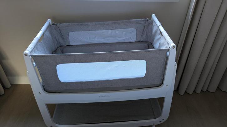 SnuzPod 4 Co-sleeper Lichtgrijs, Kinderen en Baby's, Babywiegjes en Ledikanten, Gebruikt, Wieg, Ophalen