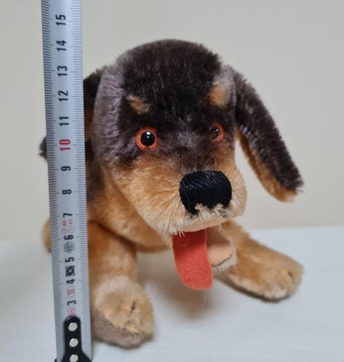 Steiff teckel 1967-1970 28cm hond Hoppeldackel oud *ZELDEN, Antiek en Kunst, Antiek | Speelgoed, Ophalen of Verzenden