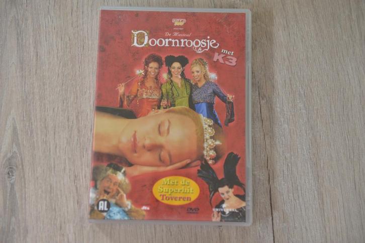 DE MUSICAL DOORNROOSJE met K3 met de superhit Toveren, Cd's en Dvd's, Dvd's | Kinderen en Jeugd, Zo goed als nieuw, Tv fictie