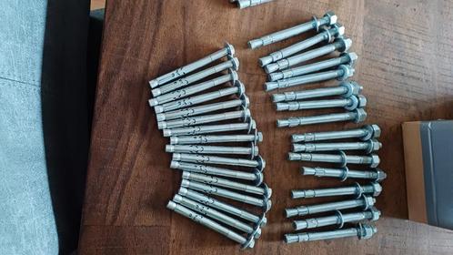 Keilbouten, Blitzanker, 35 stuks, div. lengtes en doorsnedes, Doe-het-zelf en Verbouw, Metalen, Nieuw, IJzer, Ophalen of Verzenden