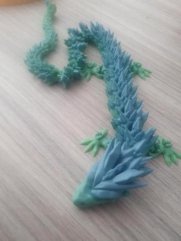 Flexi Draak - 3D Geprint beschikbaar voor biedingen