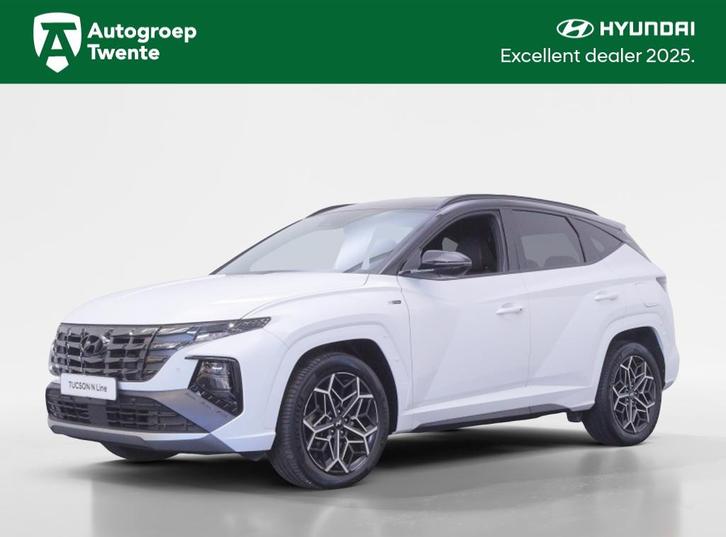 Hyundai Tucson 1.6 T-GDI HEV N Line Edition | Stoelverwarmin, Auto's, Hyundai, Bedrijf, Tucson, ABS, Adaptieve lichten, Adaptive Cruise Control