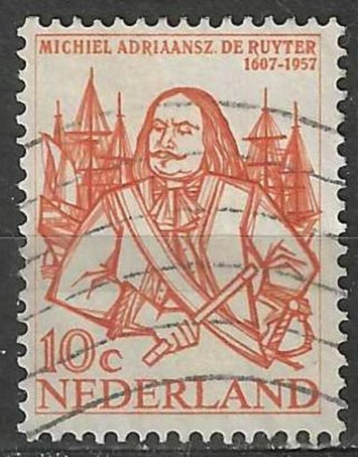 Nederland 1957 - Yvert 671 - Admiraal De Ruyter (ST), Postzegels en Munten, Postzegels | Nederland, Gestempeld, Verzenden