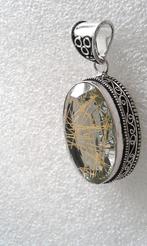 Gouden rutiel hanger, Sieraden, Tassen en Uiterlijk, Overige voorstellingen, Verzenden, Nieuw, Met edelsteen