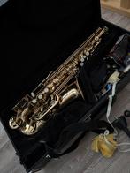 Getzen Alt Saxofoon met Selmer Mondstuk en Accessoires, Ophalen of Verzenden, Gebruikt, Alt, Met koffer