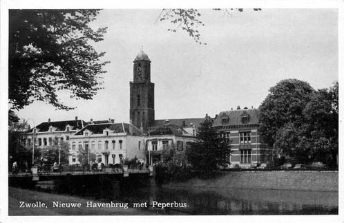 (380-112-021) Zwolle Nieuwe Havenbrug, Verzamelen, Ansichtkaarten | Nederland, Overijssel, Verzenden